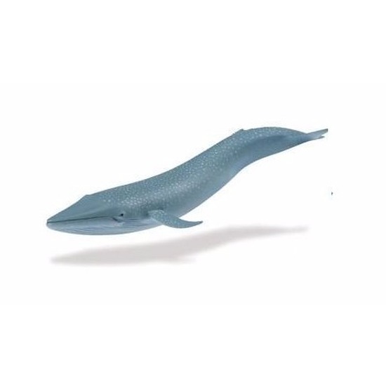 Plastic dieren blauwe vinvis 26 cm