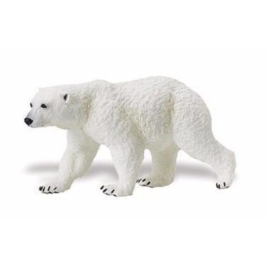 Plastic dieren ijsbeertje 12 cm