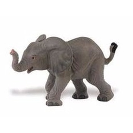 Plastic dieren olifantje 8 cm