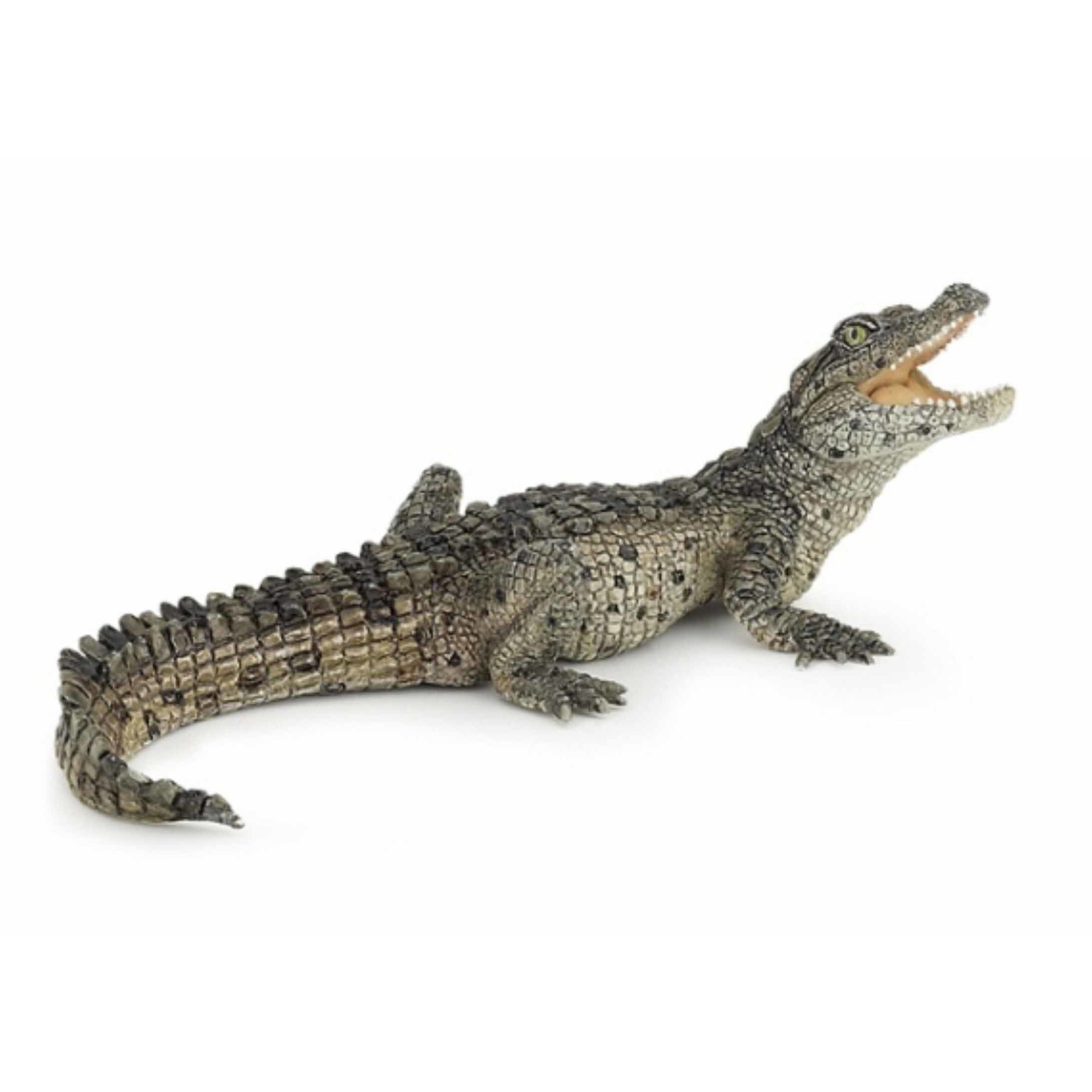 Plastic Papo dier baby krokodil 10 cm