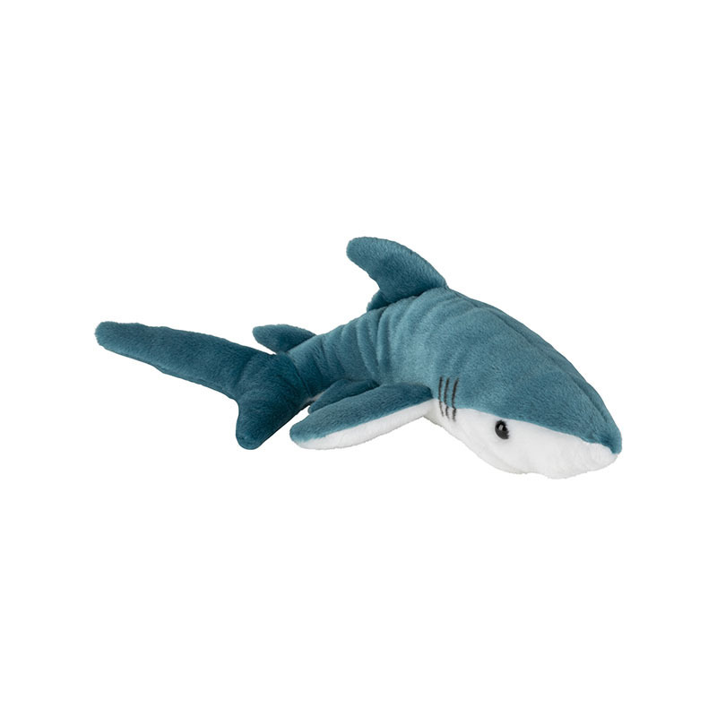 Pluche Blauwe Haai knuffel van 36 cm