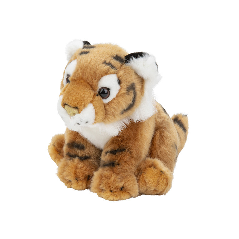 Pluche bruine tijger knuffel van 18 cm