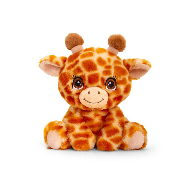 Pluche knuffel dier giraffe 25 cm