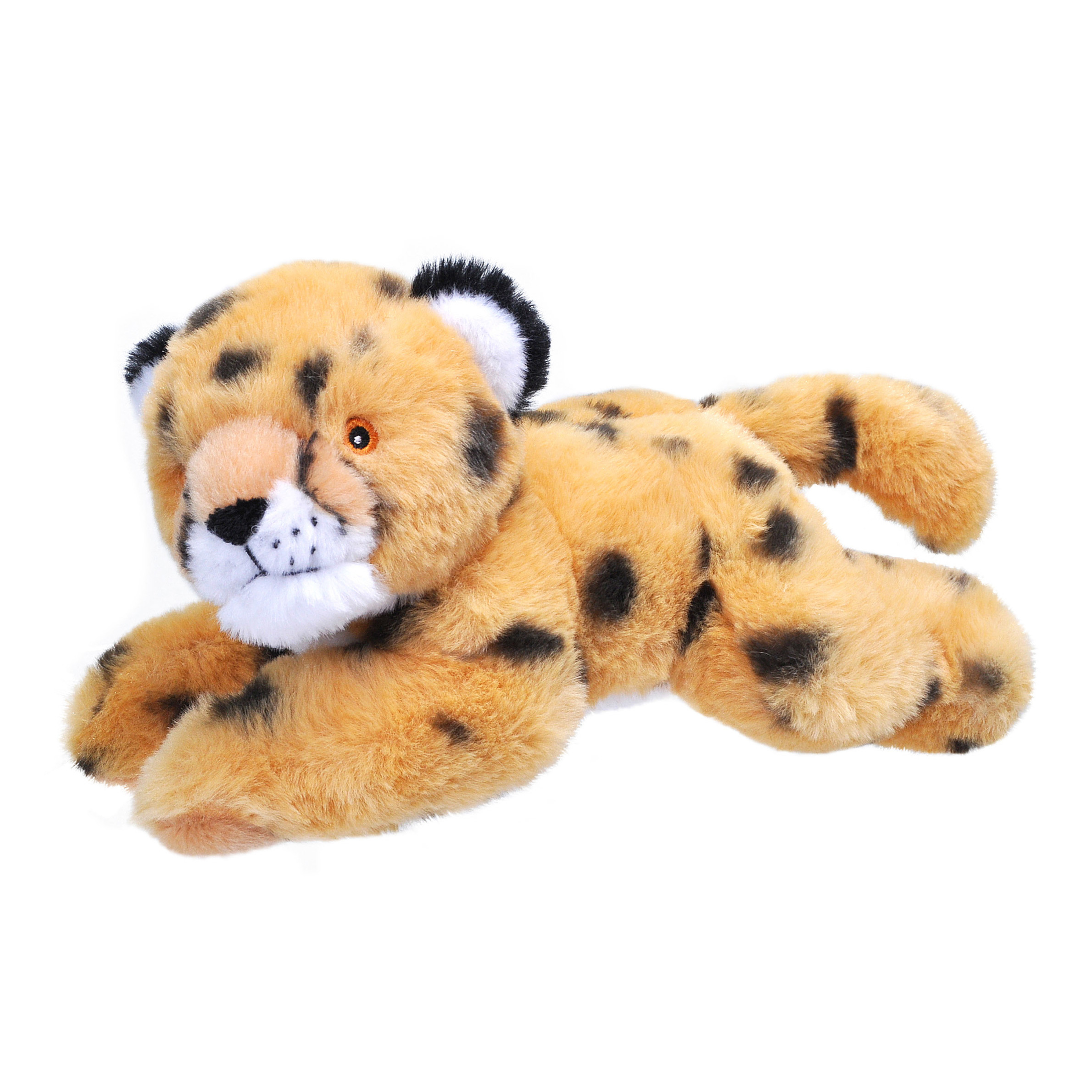 Pluche knuffel dieren Eco-kins jachtluipaard-cheetah van 23 cm