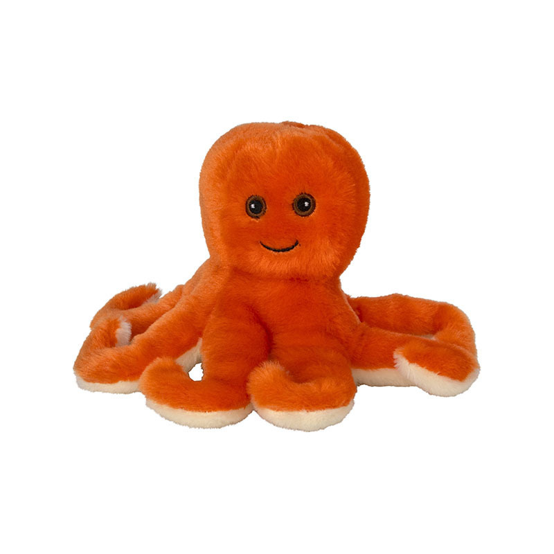 Pluche knuffel octopus-inktvis van 18 cm