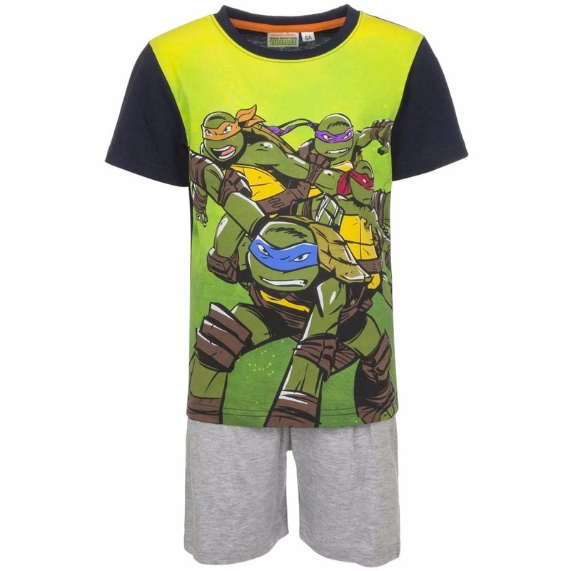 Pyjama met grijze korte broek Ninja Turtles