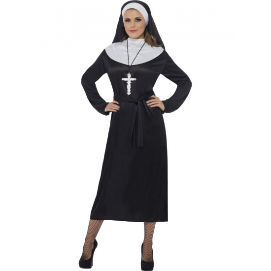 Religieus nonnen kostuum voor dames