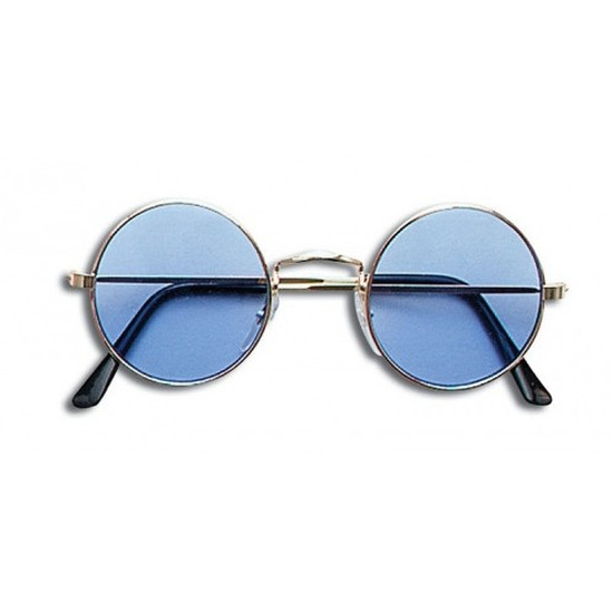 Ronde John Lennon bril blauw