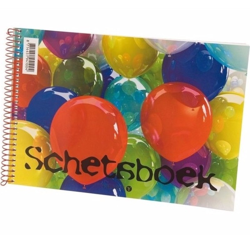 Schetsboek-tekenboek wit papier A5 formaat