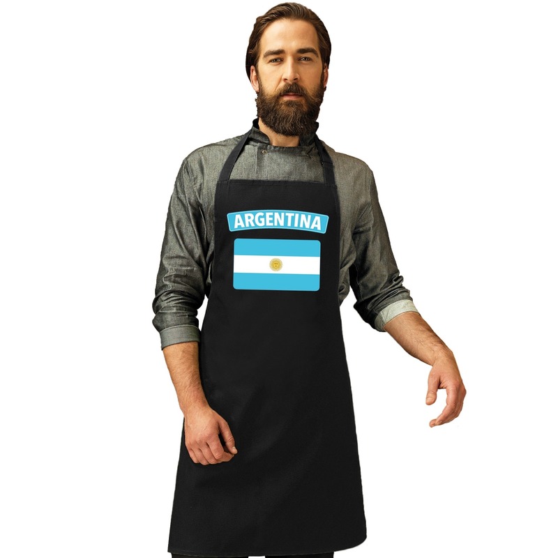 Schort Argentijns restaurant vlag Argentinie