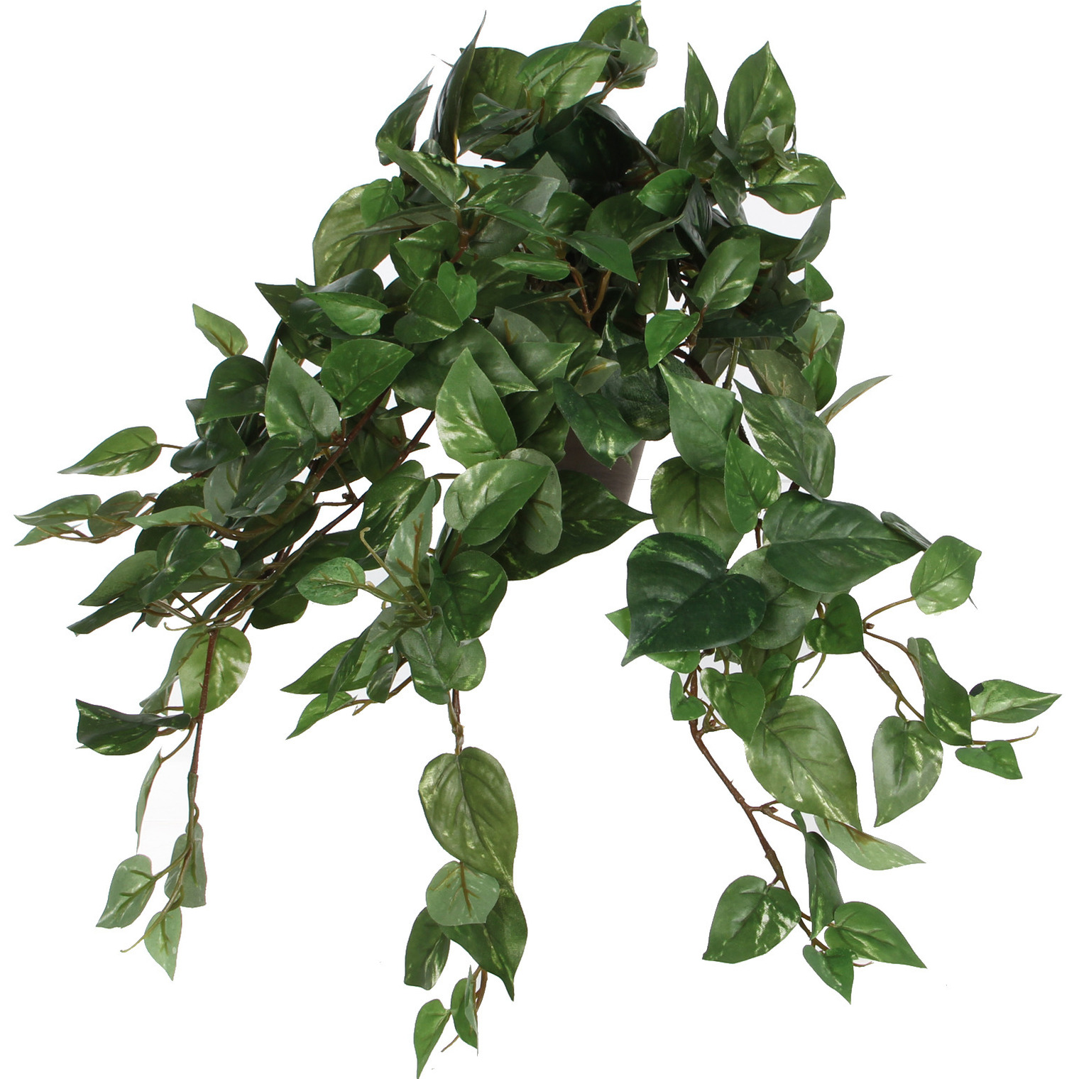 Scindapsus Drakenklimop kunstplant groen L45 x B25 x H25 cm hangplant