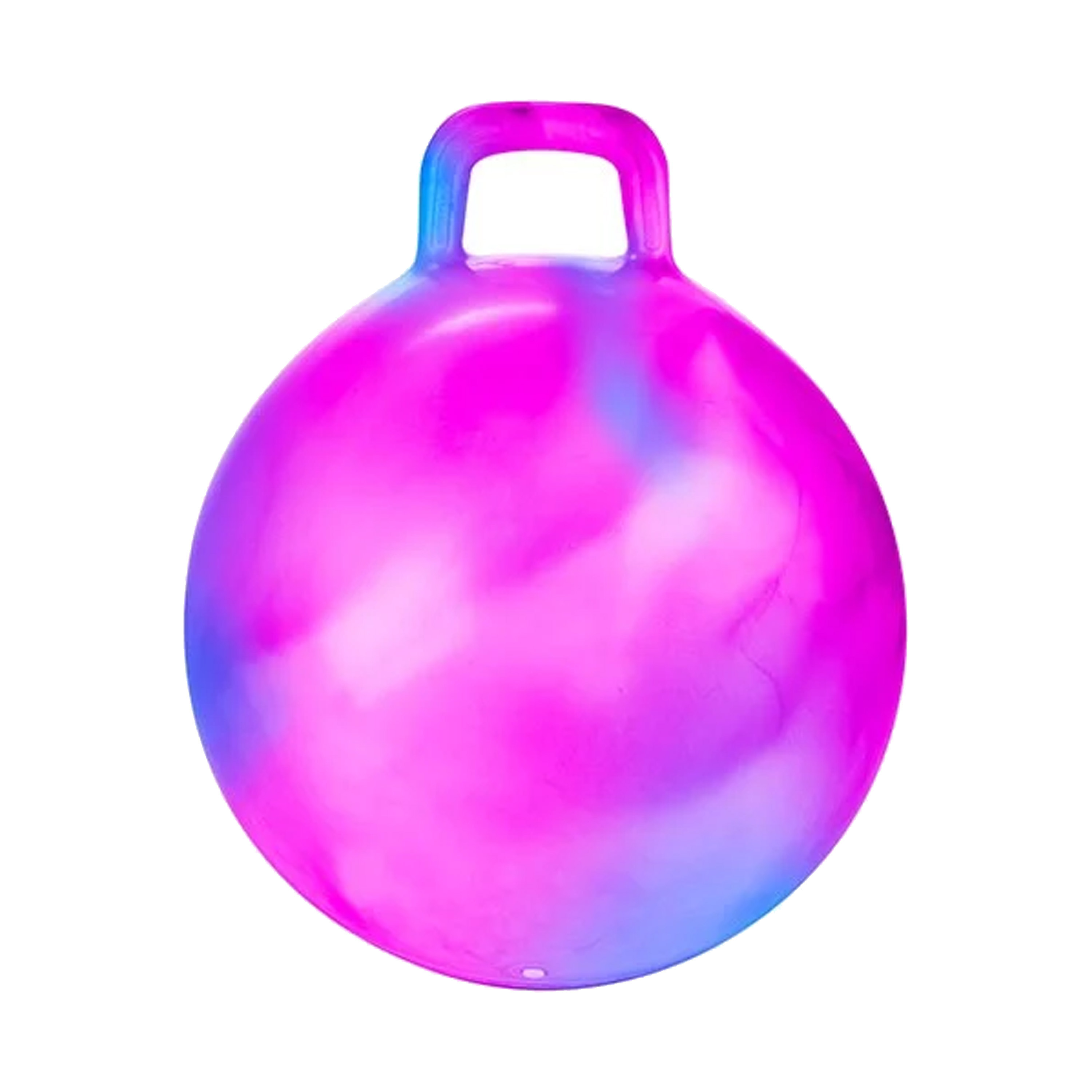 Skippybal marble roze-blauw D45 cm buitenspeelgoed voor kinderen