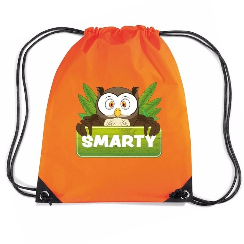 Smarty de uil rugtas-gymtas oranje voor kinderen