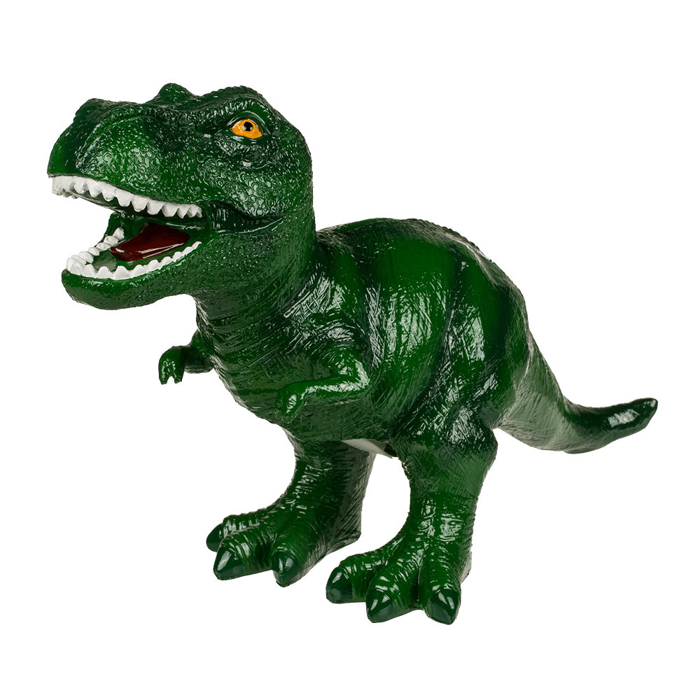 Spaarpot Dinosaurus T-REX groen polyresin 22 x 32 cm met afsluitdop