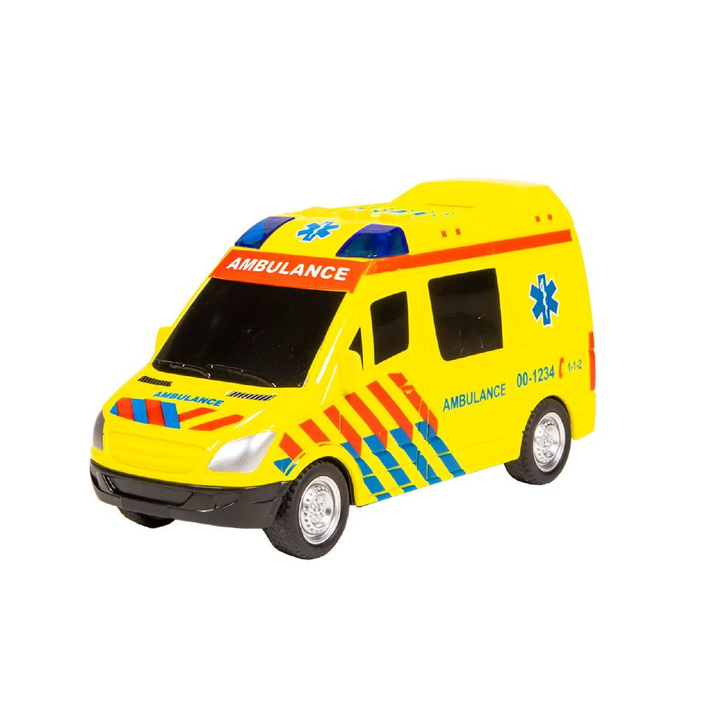 Speel 118 ambulance met licht en geluid