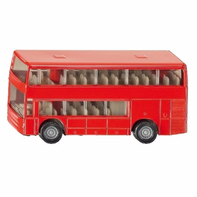 Speelgoed SIKU Dubbeldekker bus truck schaalmodel 10 cm