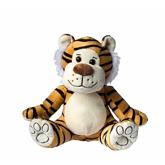 Speelgoed tijger knuffel 21 cm