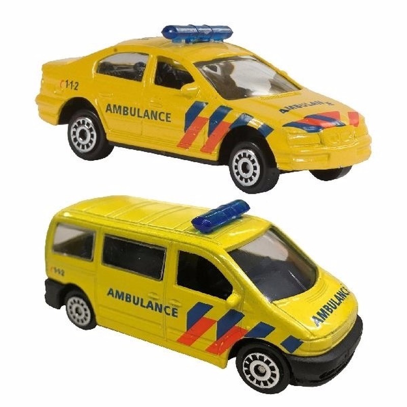 Speelgoedauto Ambulance set 112