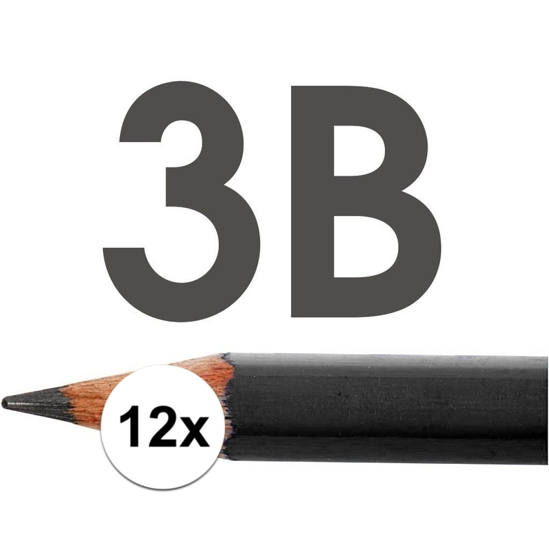 Technisch tekenen potloden hardheid 3B