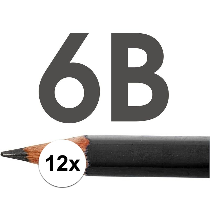 Technisch tekenen potloden hardheid 6B