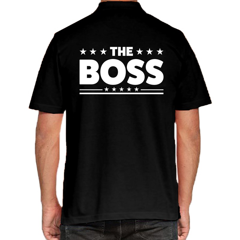 The Boss poloshirt zwart voor heren