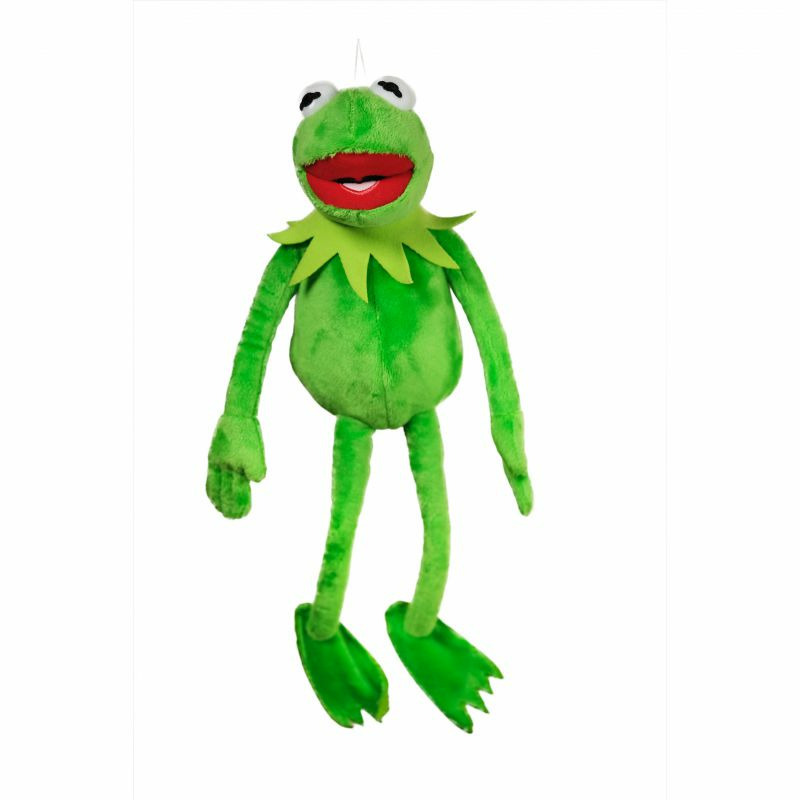 The Muppets Kermit de Kikker knuffel groen 35 cm