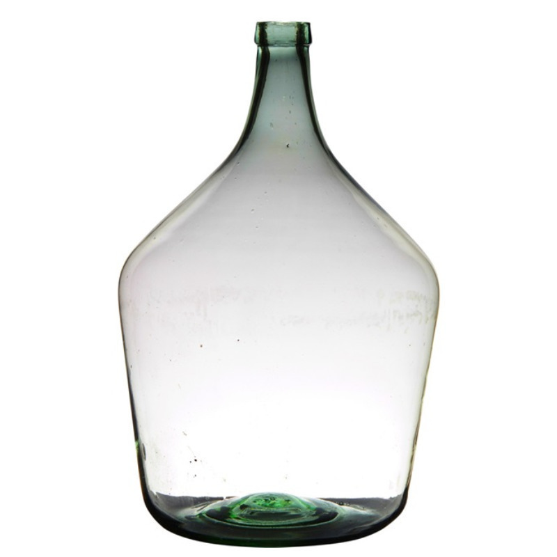 Transparante luxe stijlvolle flessen vaas-vazen van glas B29 x H46 cm