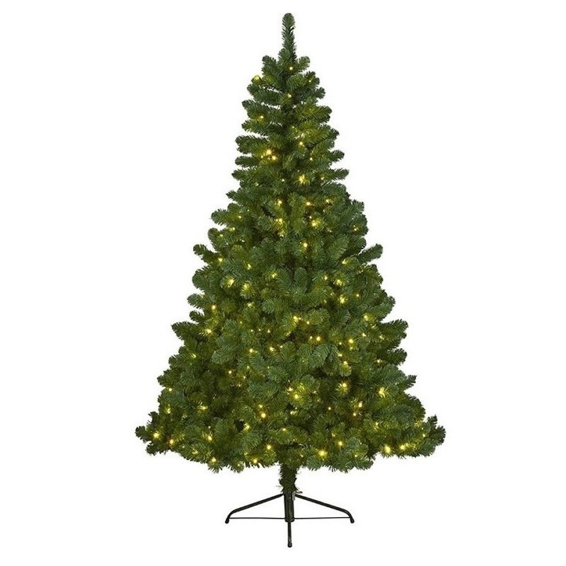 Tweedekans kunst kerstboom Imperial Pine met verlichting 120 cm