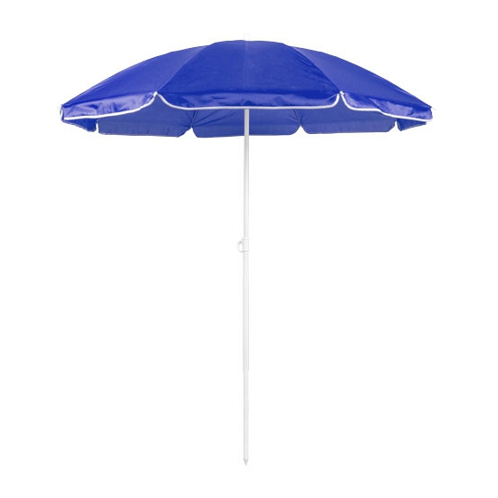 Verstelbare strand-tuin parasol blauw 150 cm