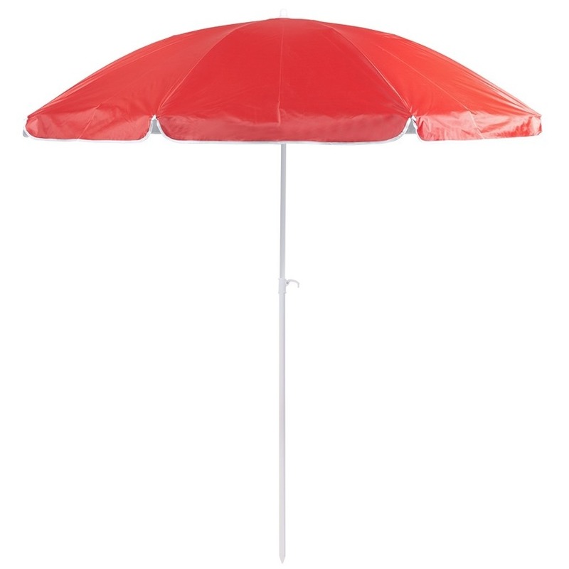 Verstelbare strand-tuin parasol rood 200 cm