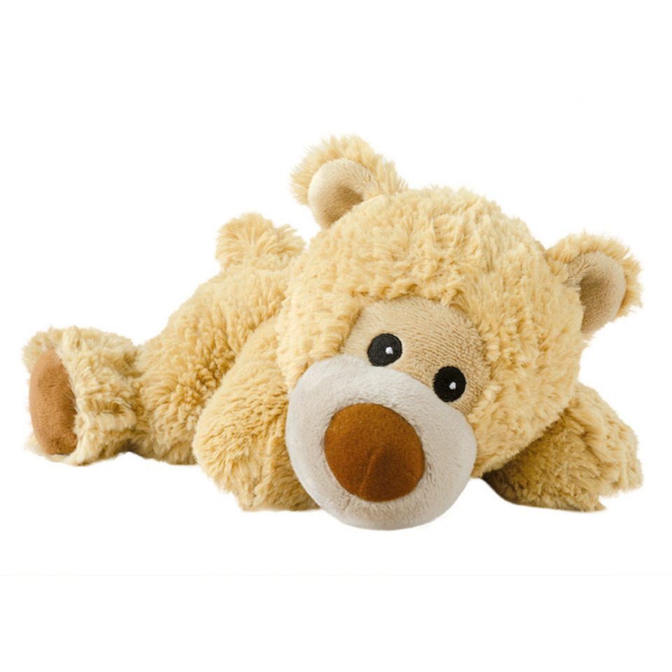 Warmte-magnetron opwarm knuffel beige teddybeer