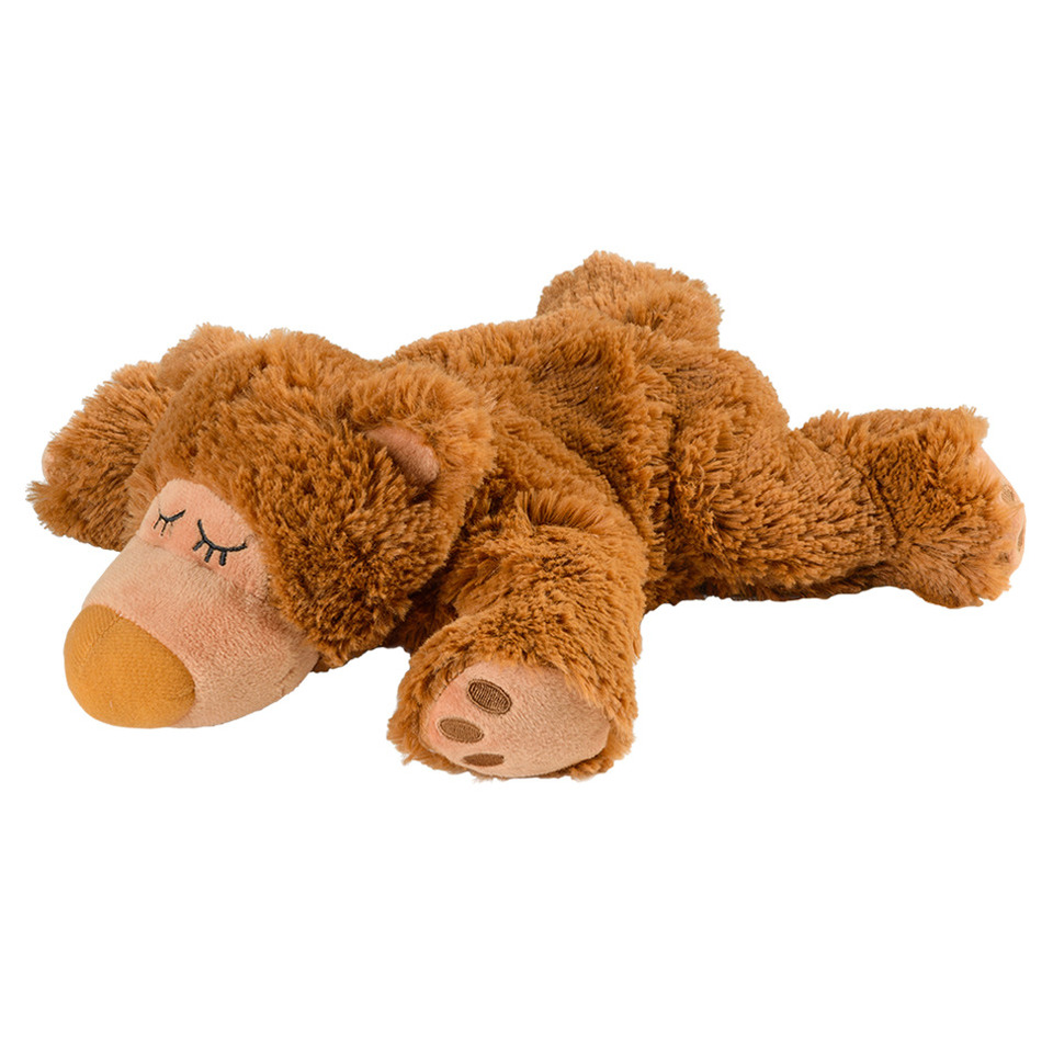 Warmte-magnetron opwarm knuffel lichtbruine teddybeer