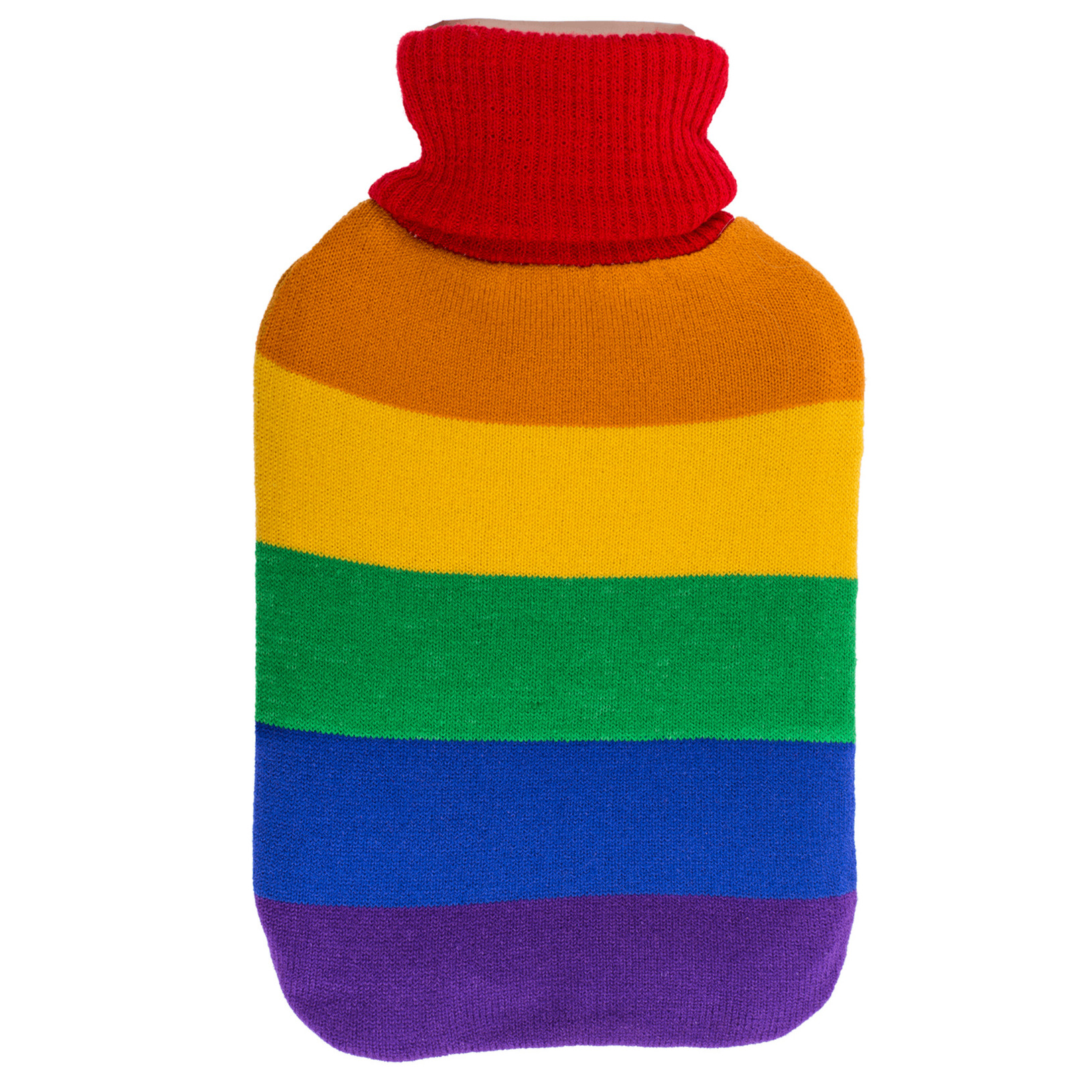 Warmwater kruik Pride-regenboog thema kleuren 2 liter 18 x 34 cm
