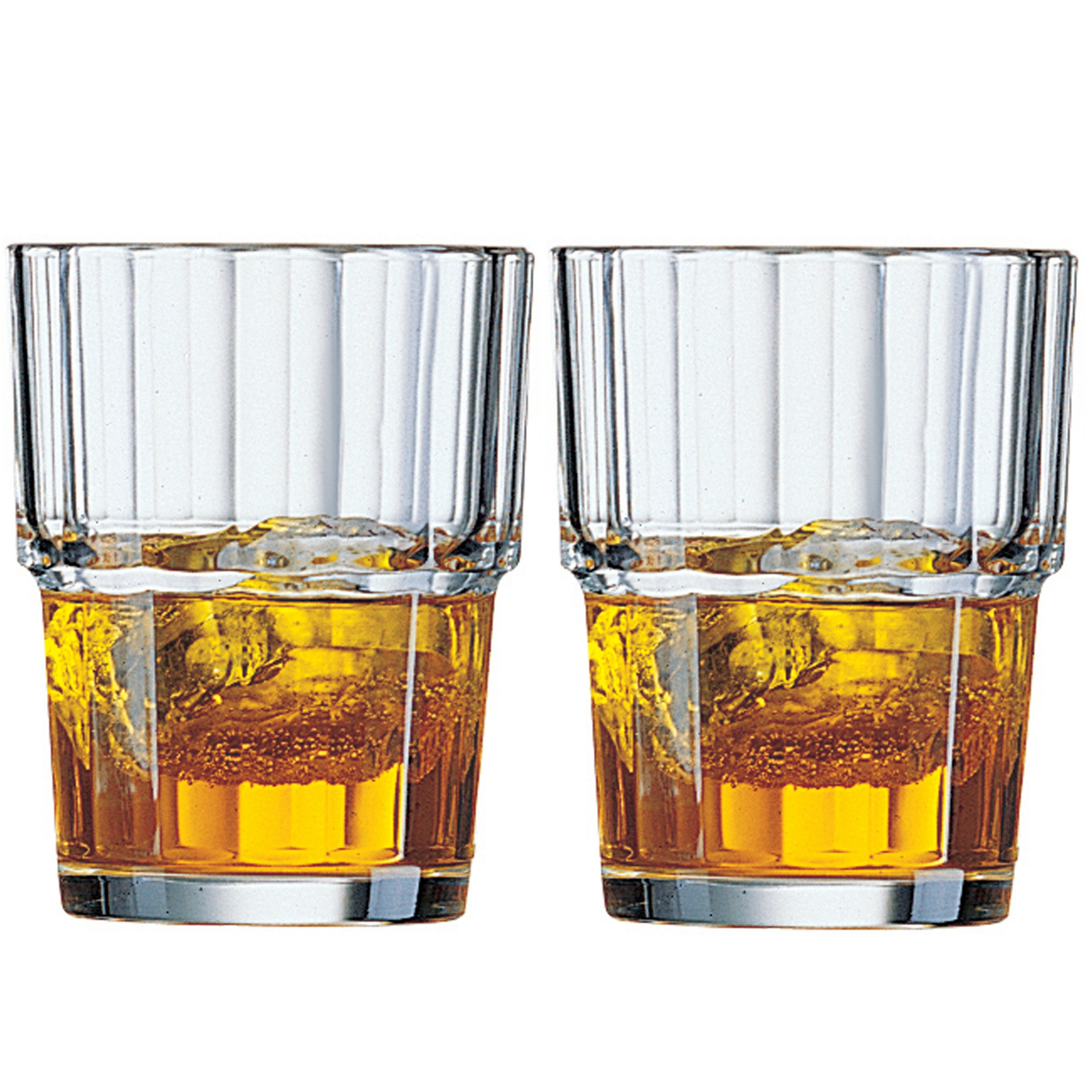 Whisky tumbler glazen 6x Norvege serie transparant 160 ml