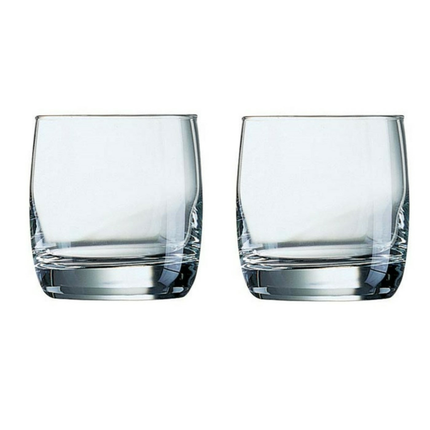 Whisky tumbler glazen 6x Vigne serie transparant 310 ml