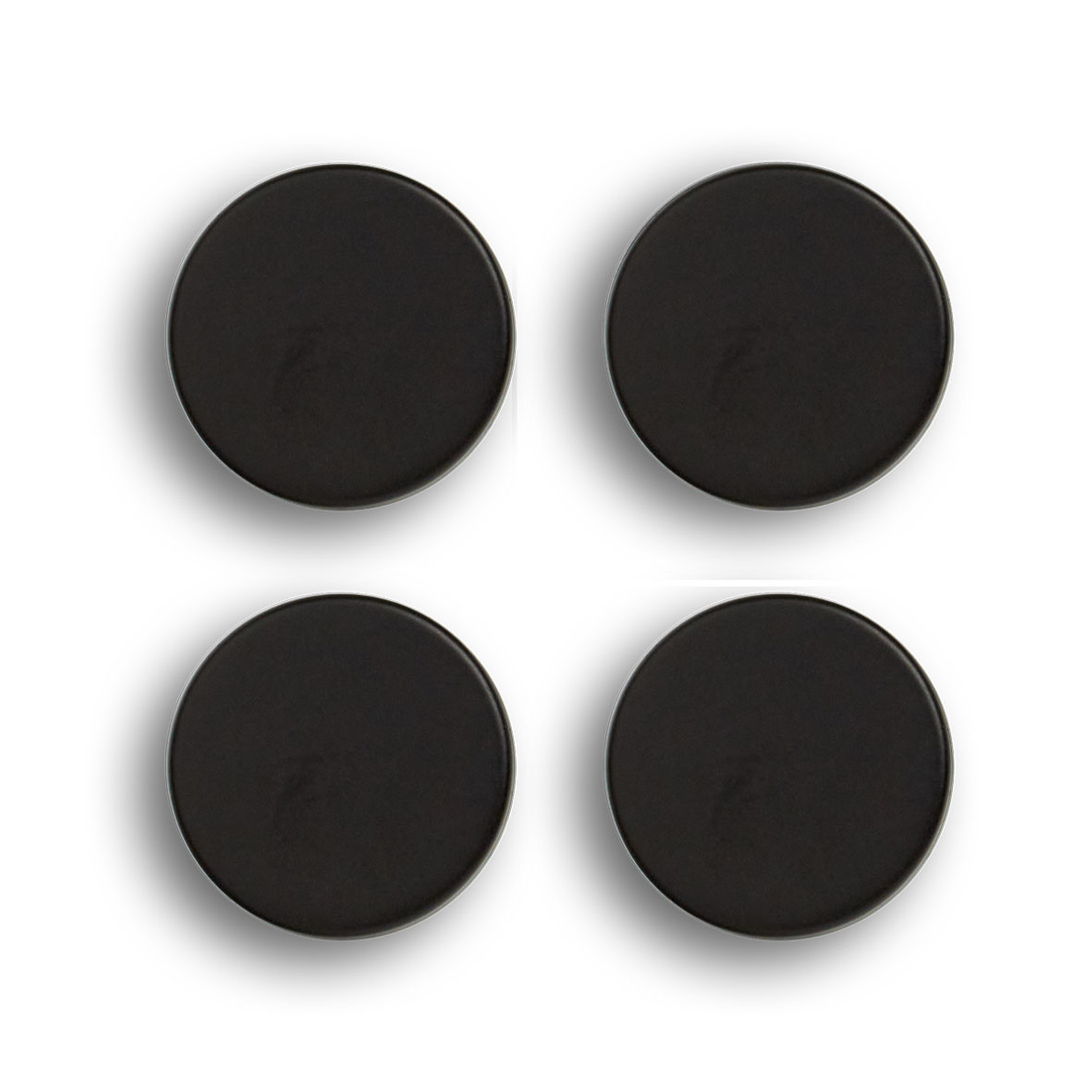 Whiteboard-koelkast magneten extra sterk 4x mat zwart 2 cm