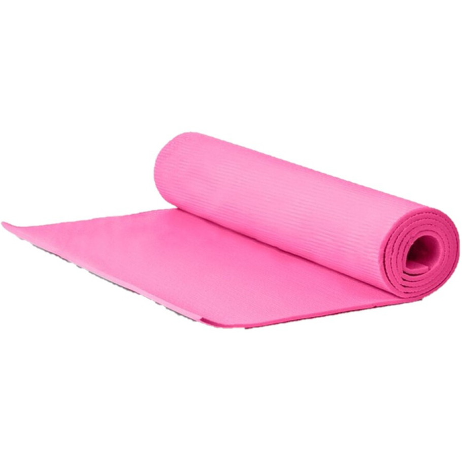 Yogamat-fitness mat roze 180 x 50 x 0.5 cm
