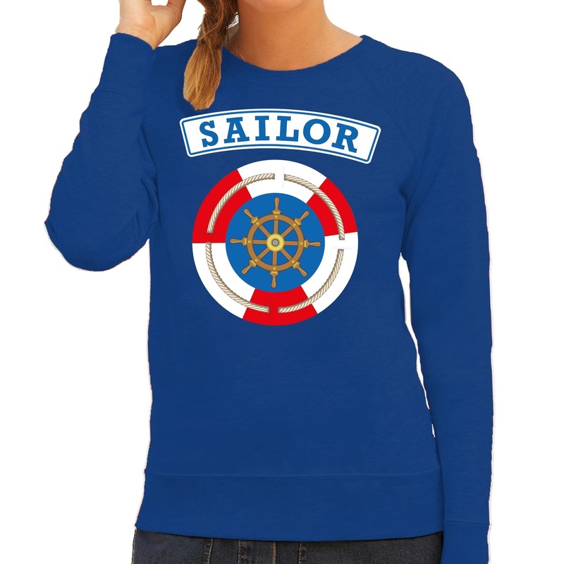 Zeeman-sailor verkleed sweater blauw voor dames