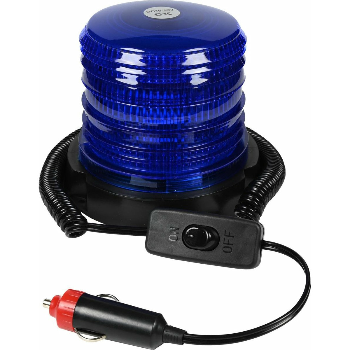 Zwaailamp blauw LED 12V aansluiting zwaailicht-zwaailichten