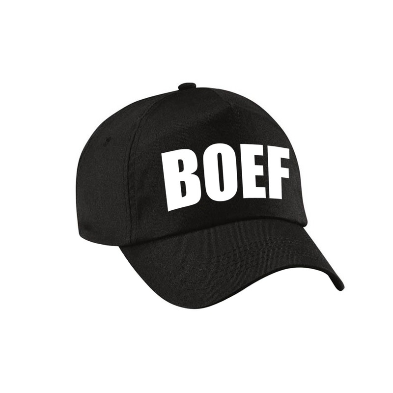 Zwarte Boef verkleed pet-cap voor volwassenen