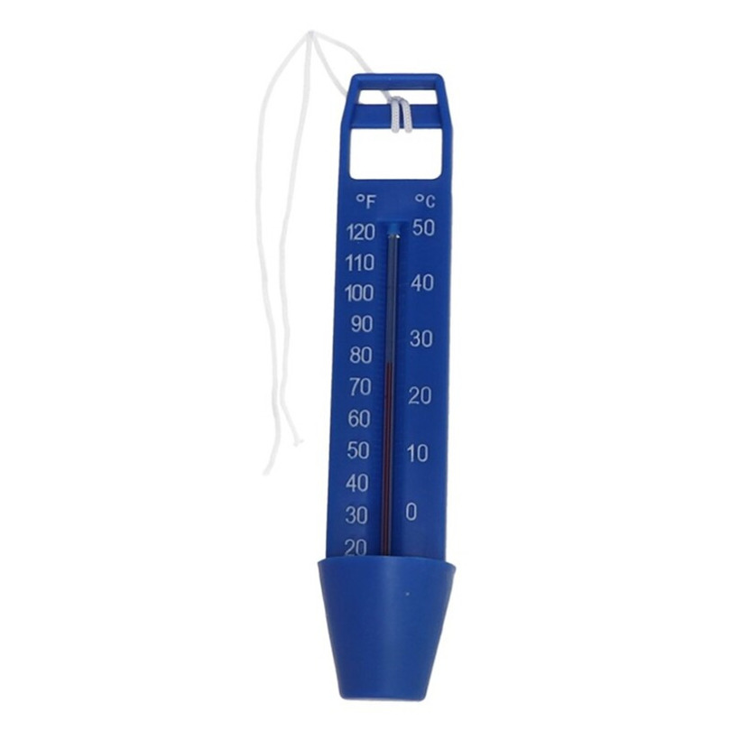 Zwembad thermometer blauw 16 cm