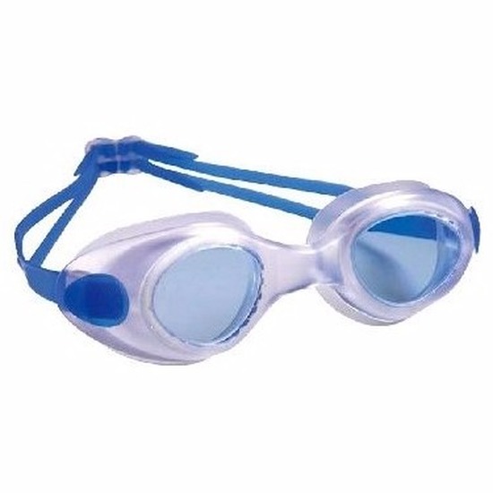Zwembril blauw voor volwassen anti-chloor