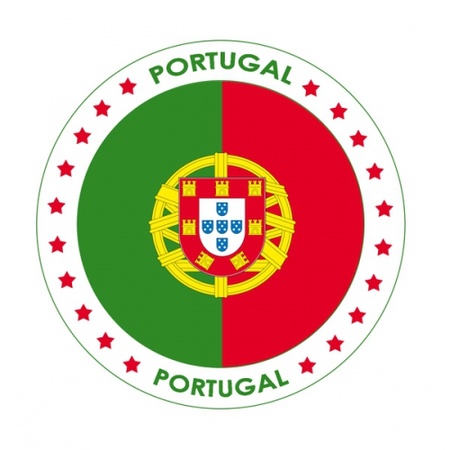 Portugal vlag print bierviltjes