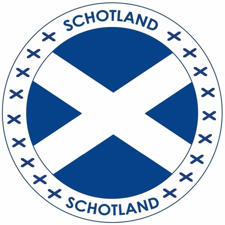 Schotland vlag print bierviltjes
