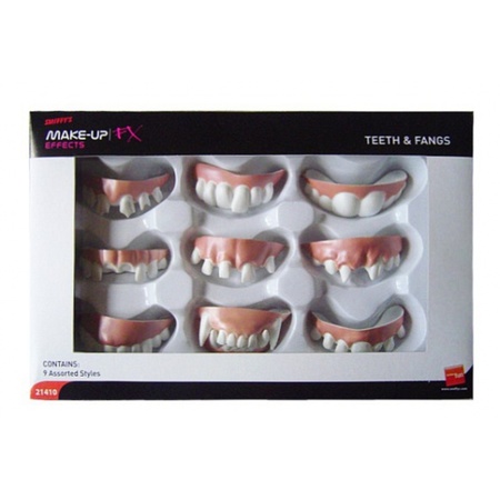 Fake teeth assorti