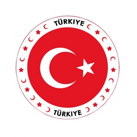 Turkije vlag print bierviltjes
