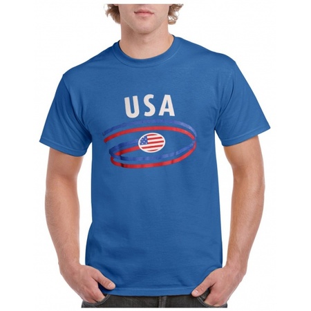 Blauw Amerika shirt USA