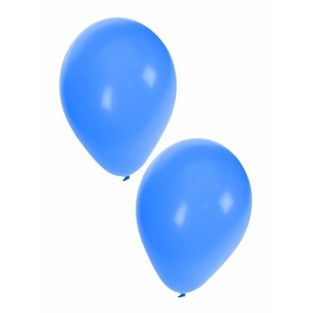 300 Blauwe party ballonnen