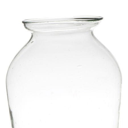Bloemenvaas van gerecycled glas 26 x 18 cm