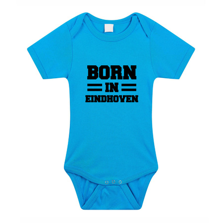 Born in Eindhoven romper blue baby boy